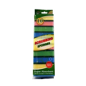 XClean Heavy Duty Scrubbing Sponges 10ct