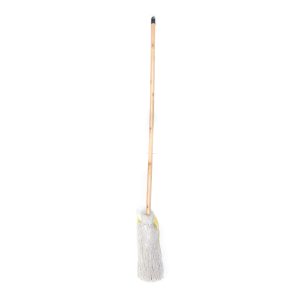 59" Basic Home Cotton Mop w/ Wood Handle