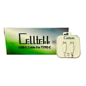 Celltekk USB-C To Type C Cable 3.5Ft 10ct
