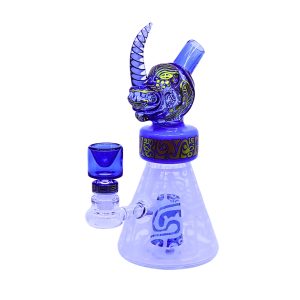 9" Kokopelli Rhino Water Pipe (Box 10)