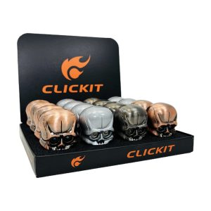 Clickit Skull Flame Torch 16ct