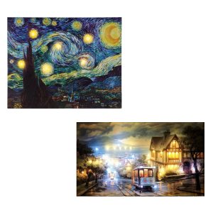 Led Paintings Mix Desgins