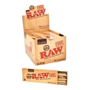 Raw Classic 98 Special Cones 20pk 12ct