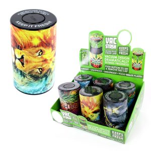 Vacuum Sealed Stash Jar 6ct - Animal