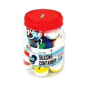 Mix Design Silicone Container Jar 25ct