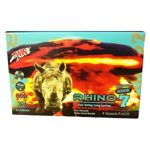 Rhino 7 Platinum 800K Double Male Enhancement 24ct