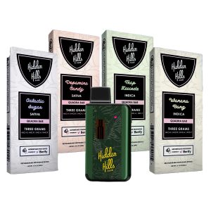 Hidden Hills Quadra Bar 3g Disposable