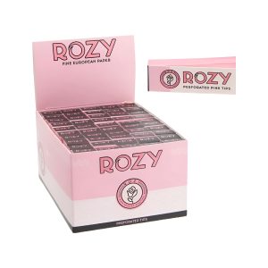 Rozy Perforated Pink Tips 50ct - Pink