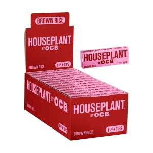 Houseplant OCB Brown Rice 1 1/4 Papers + Tips 24ct