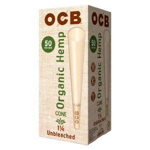 OCB Organic Hemp 1 1/4 Cone Tower 50ct