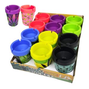 Next Butt Bucket Ashtray 12ct - Weed Leaves