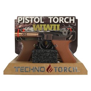 Techno 6" ww2 German Luger Pistol Torch 6ct