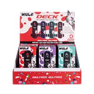 Wulf Deck Skateboard Vaporier Battery 9ct