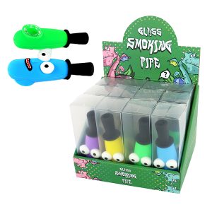 Cartoon Silicone Hand Pipe 12ct