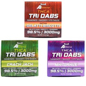Dazed AiBlenz THC-A 3g Tri Dabs