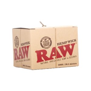 Raw Hemp Wick 100ft / 30.5 Meters