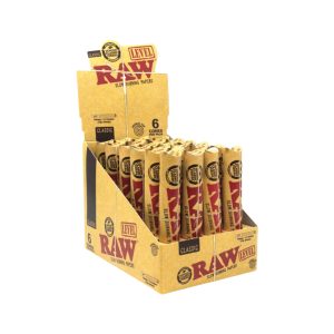 Raw Classic Level 84mm Cones 6pk 24ct