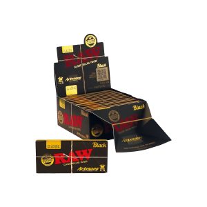 Raw Black Artesano Slim King Papers + Tips 32pk 15ct