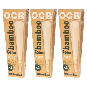 OCB Bamboo King Cones 3pk 24ct