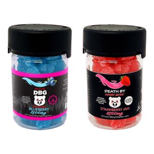 DBG Hemp Derived D8 100mg Gummies 2pk 25ct Jar
