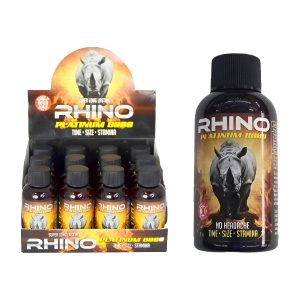Rhino Platinum 8000k Male Enhancement Shot 12ct