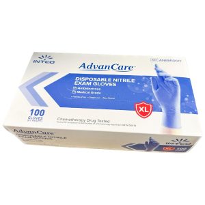 Intco Nitrile Disposable Gloves 100CT - X-Large