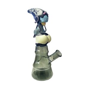 9" Influx Of Women Cyberpunk Water Pipe (Box 153)