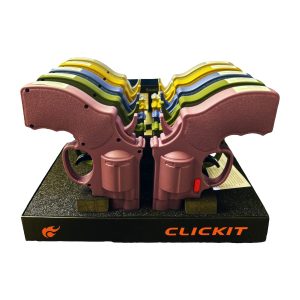Clickit Large Revolver Gun Torch 10ct