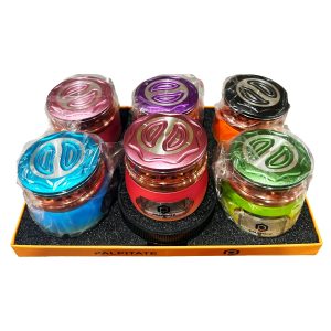 Clickit Aluminum Round Grinder 6ct