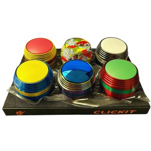 Clickit Metal Spinnable Grinder 6ct
