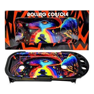 Rolling Console Medium Tray - Design D
