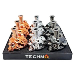 Techno Skull Torch 9ct