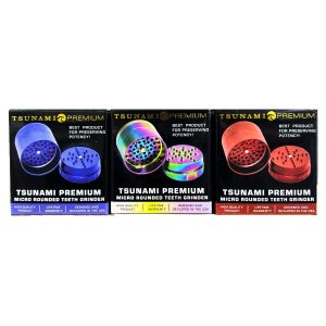Tsunami Micro Rounded Teeth 5 Part 63mm Grinder
