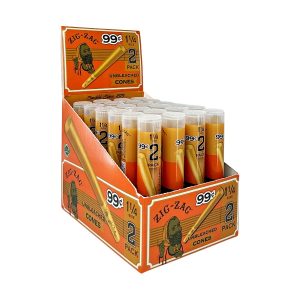 Zig-Zag Unbleached 1 1/4 Cones 2/$0.99 2pk 24ct