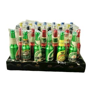 Beer Bottle Metal Pipe Display 36ct