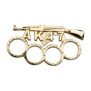 AK 47 Gold Knuckle Buckle (Box 187)