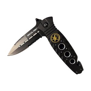 4.5" Special Forces Rescue Style Spring Assist Folding Knife (BOX 168)