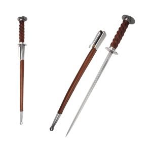 Medieval Warrior Handmade 14th Century Rondel Dagger