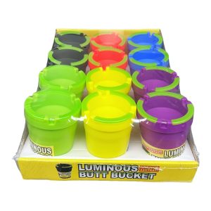 Next Luminous Butt Bucket Ashtray 12ct - Glow In Dark