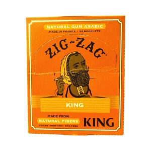 Zig-Zag Black King Papers 24ct