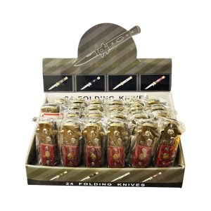 Mini Assist Folding Knife Display 24ct
