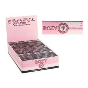 Rozy 1 1/4 Pink Rolling Papers 24ct