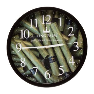King Palm Green Clock
