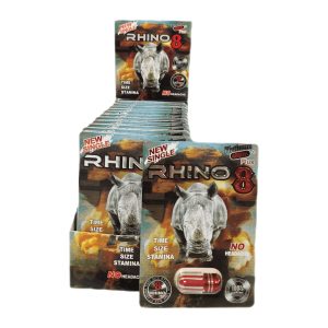 Rhino 8 Platinum 4000K Plus Single Male Enhancement 24ct