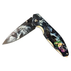 Snake Eye Tactical Spring Assist Knife - Chief Skull (BOX 46)