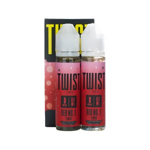 Twist E-Liquid 0mg 60ml 2pk - Red No.1