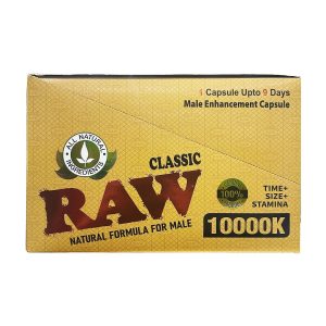 Raw Classic 10000K Single Male Enhancement 24ct