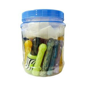3" IDGAF Fancy Chillum 25ct Jar