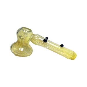 5.5'' Yellow Fumed Hammer Bubbler Pipe