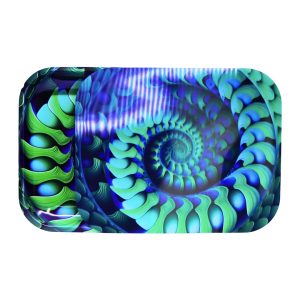 Large Rolling Tray w/ Magnetic Cover - Design A